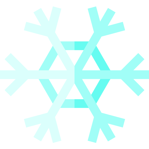 Copo de nieve Basic Straight Flat icono