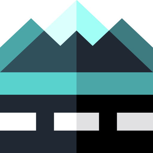 Montañas Basic Straight Flat icono