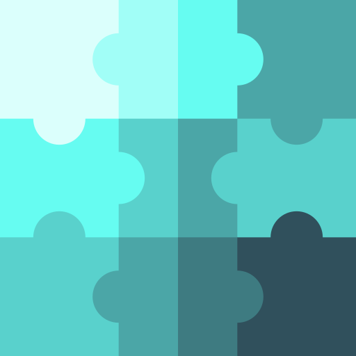 puzzle Basic Straight Flat icon