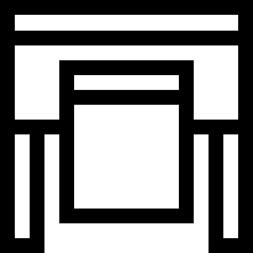 spiskowiec Basic Straight Lineal ikona