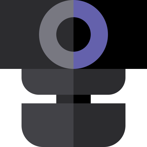 webcam Basic Straight Flat icona