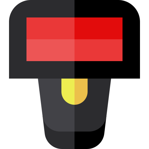 Barcode scanner Basic Straight Flat icon