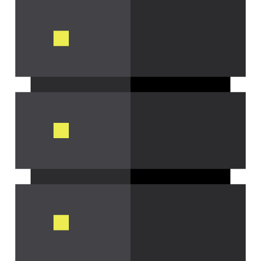 baza danych Basic Straight Flat ikona