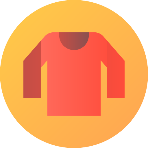 티셔츠 Flat Circular Gradient icon
