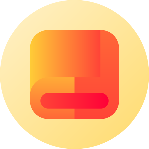 deken Flat Circular Gradient icoon