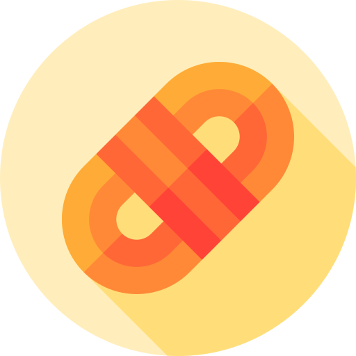 Rope Flat Circular Flat icon