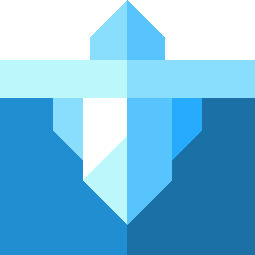 Glacier Basic Straight Flat icono