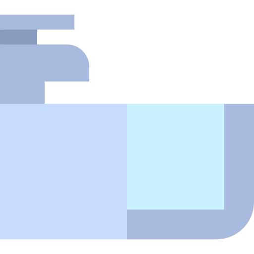 Bathtub Basic Straight Flat icon