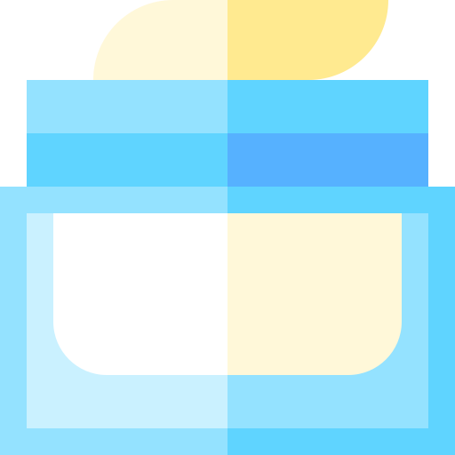 gesichtscreme Basic Straight Flat icon