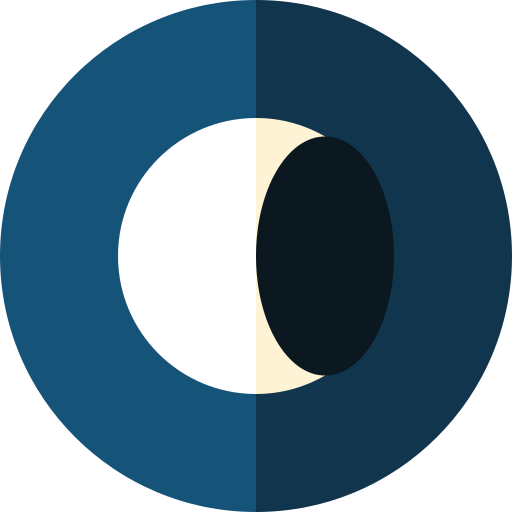 Luna Basic Straight Flat icono