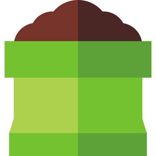 Potting soil Basic Straight Flat icon