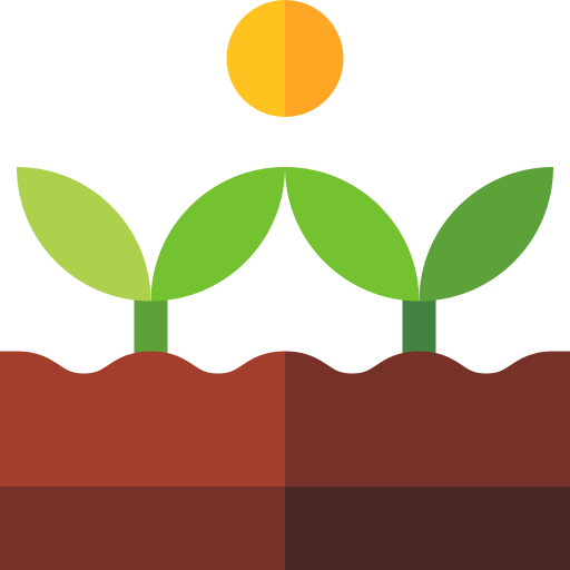 Cultivos Basic Straight Flat icono