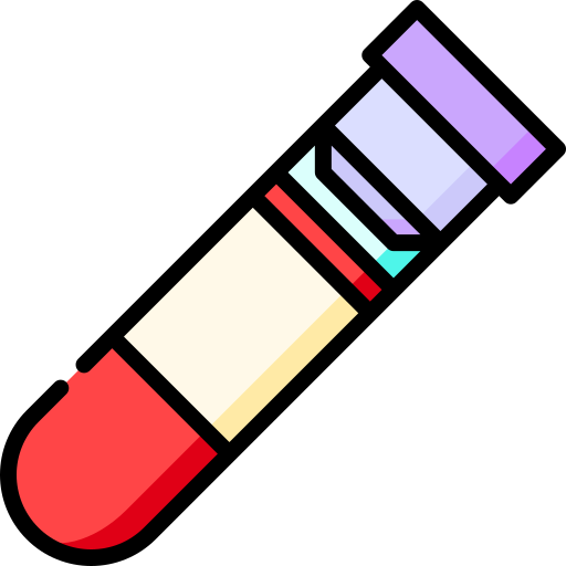 Blood tube Special Lineal color icon