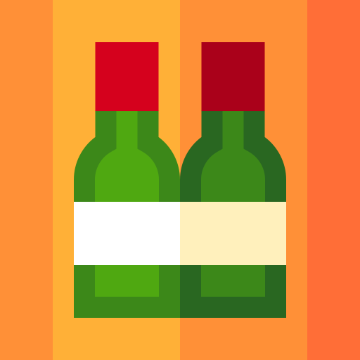 Caja de vino Basic Straight Flat icono