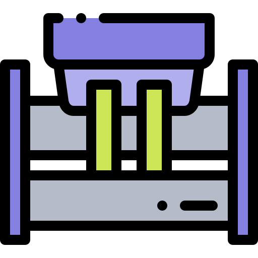 Машинное оборудование Detailed Rounded Lineal color иконка