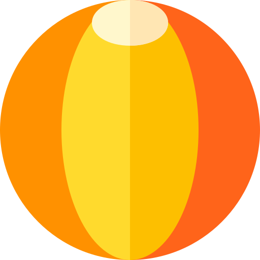 Beach ball Basic Rounded Flat icon