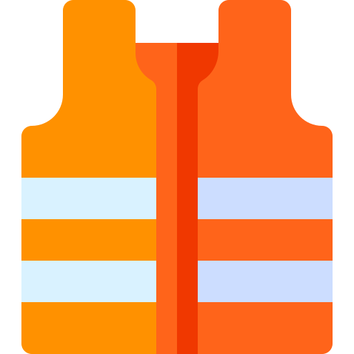 Спасательный жилет Basic Rounded Flat иконка