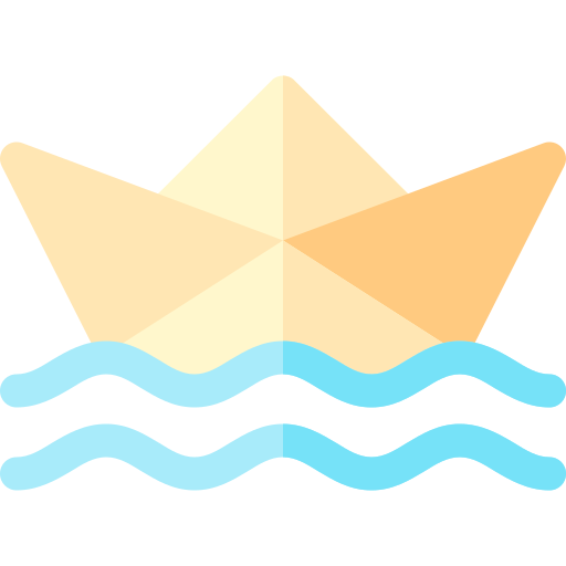 紙の船 Basic Rounded Flat icon