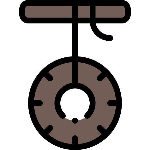 schommel Detailed Rounded Lineal color icoon