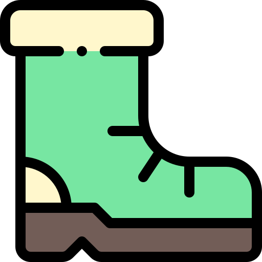 schuhe Detailed Rounded Lineal color icon