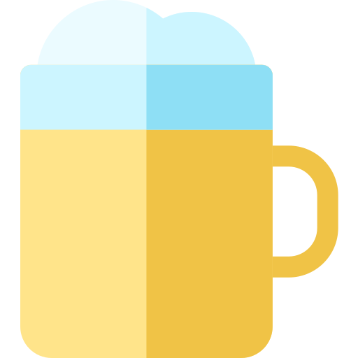 Cerveza Basic Rounded Flat icono
