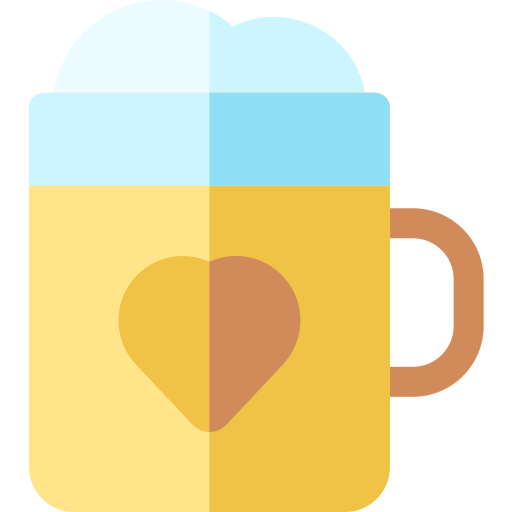 Pint of beer Basic Rounded Flat icon