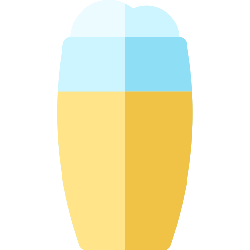 pinta di birra Basic Rounded Flat icona