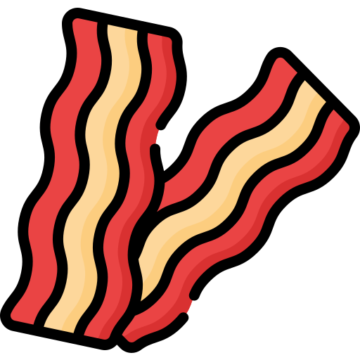 Bacon Special Lineal color Ícone