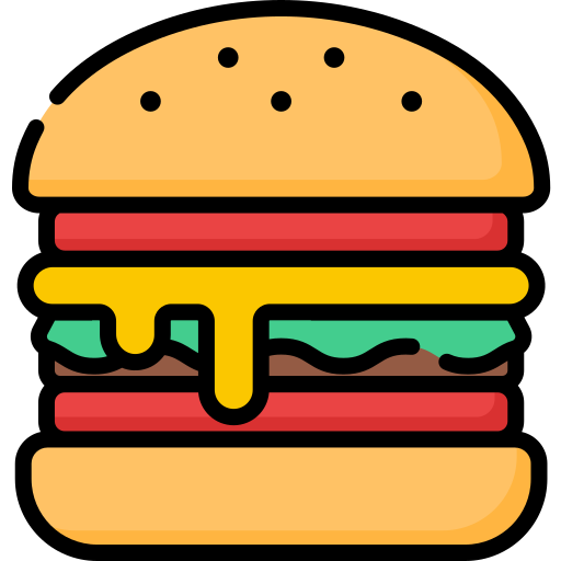 Burger Special Lineal color Ícone