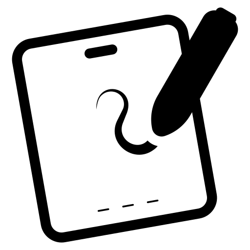 tableta de computadora Generic black fill icono