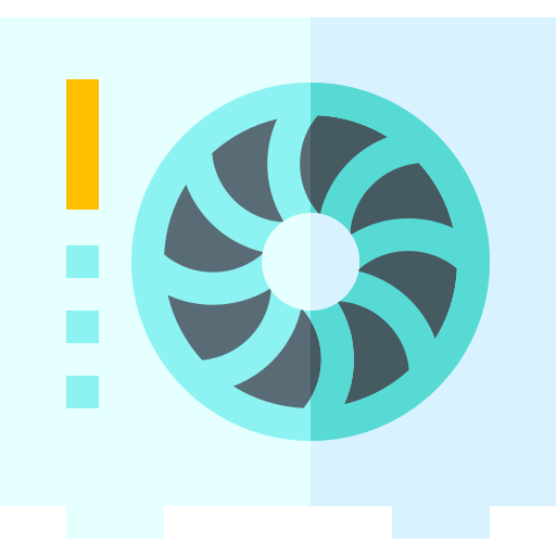Ventilador Basic Straight Flat icono