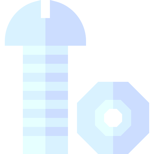 vis Basic Straight Flat Icône