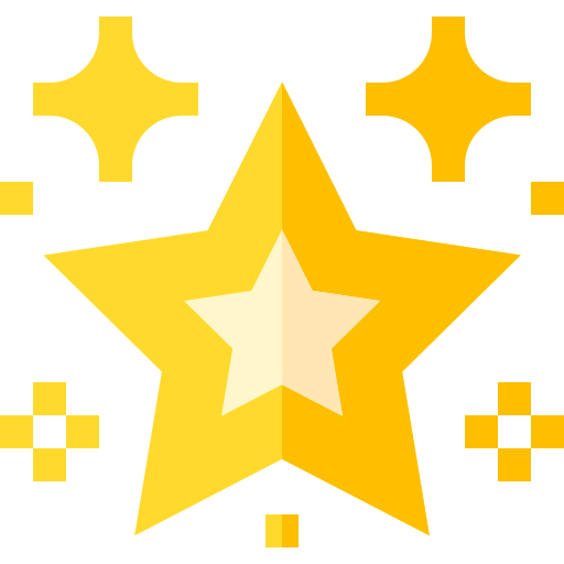 Estrellas Basic Straight Flat icono