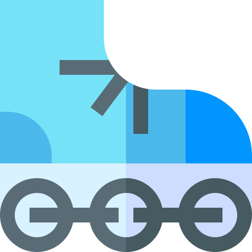 ローラースケート Basic Straight Flat icon