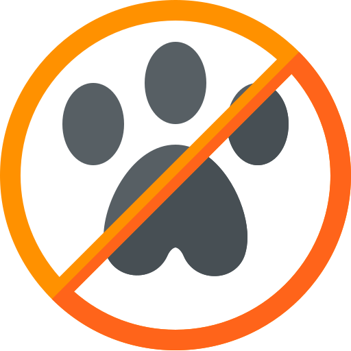 Никаких домашних животных Basic Straight Flat иконка