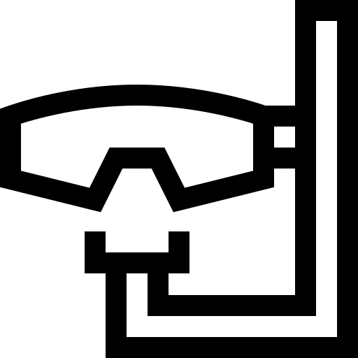 rurka do nurkowania Basic Straight Lineal ikona