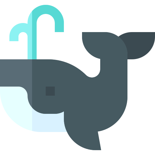 鯨 Basic Straight Flat icon