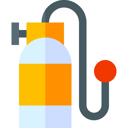 酸素タンク Basic Straight Flat icon