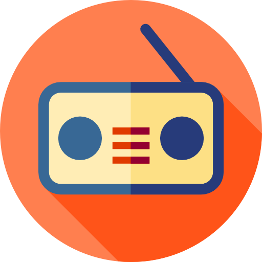 Radio Flat Circular Flat icon