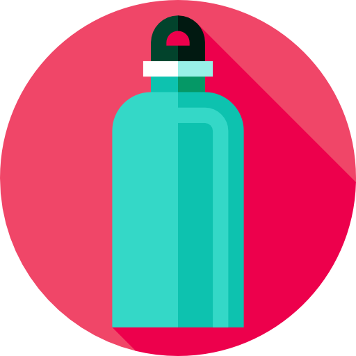 wasserflasche Flat Circular Flat icon