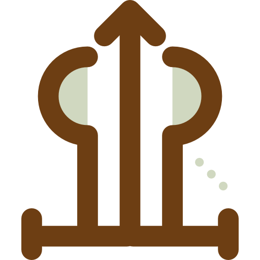 frecce su Roundicons Flat icona