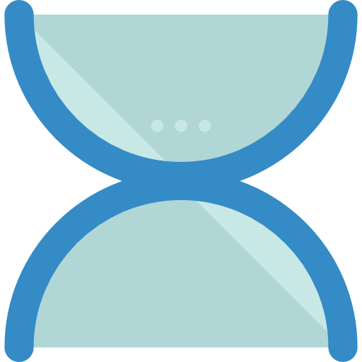 reloj de arena Roundicons Flat icono