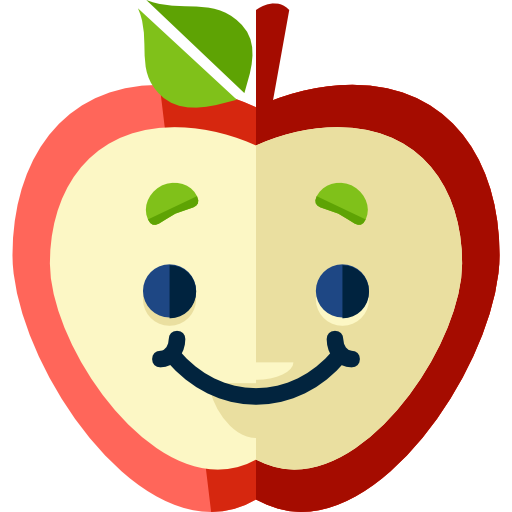 jabłko Roundicons Flat ikona