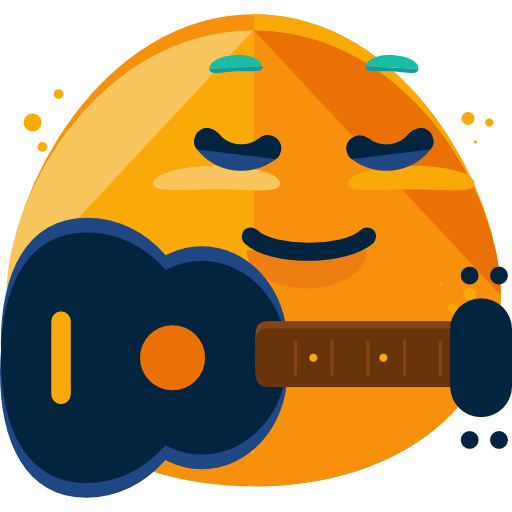 ギター奏者 Roundicons Flat icon