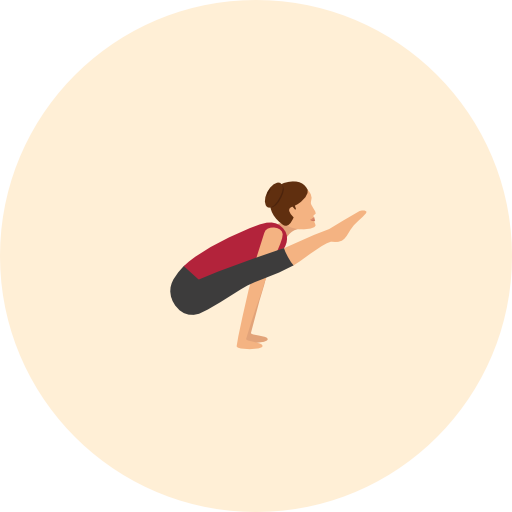 yoga Roundicons Circle flat icon