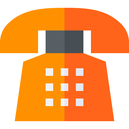 telefon Basic Straight Flat icon