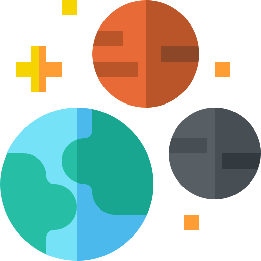 Planets Basic Straight Flat icon