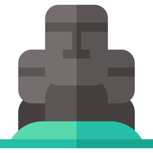 moai Basic Straight Flat icon