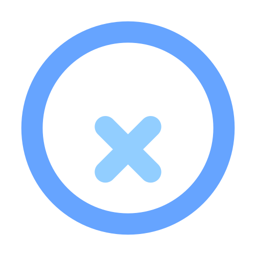 signo x Generic color outline icono