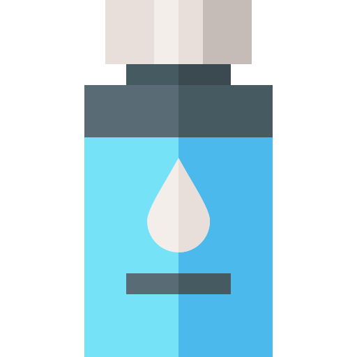 Ink bottle Basic Straight Flat icon